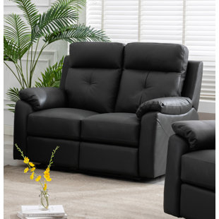 Wayfair leather deals love seats